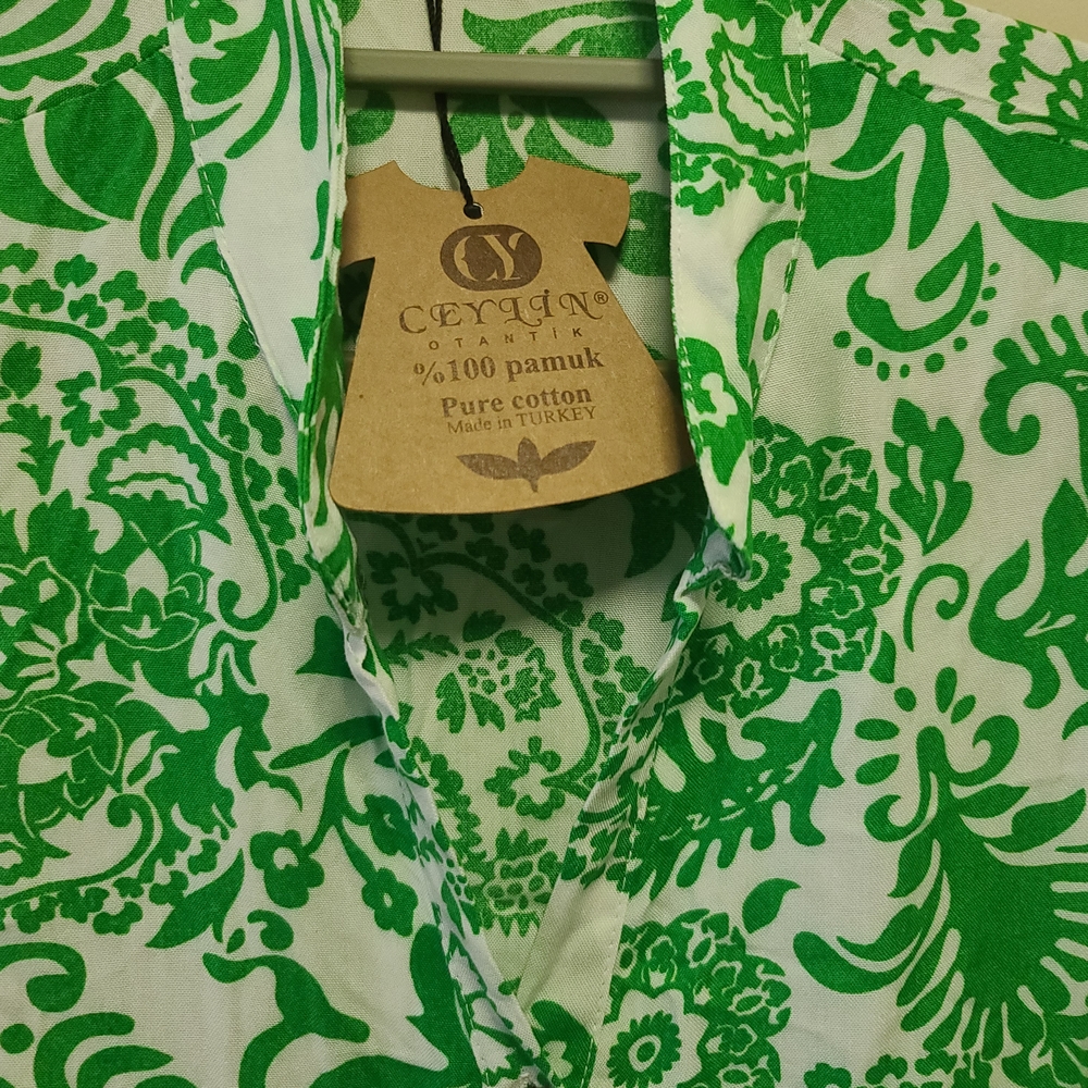 Green Floral Maxi Dress